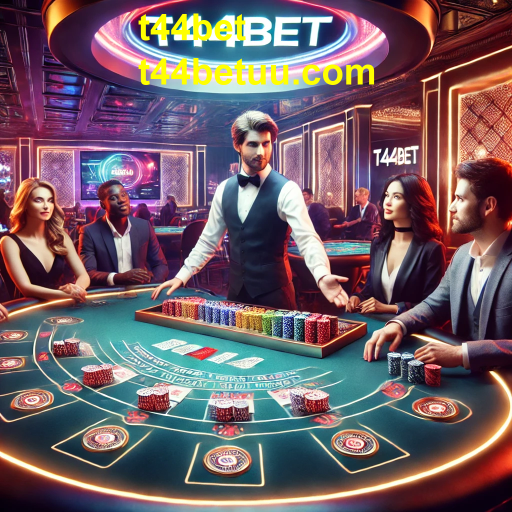 A Experiência de Jogo Ao Vivo no t44bet